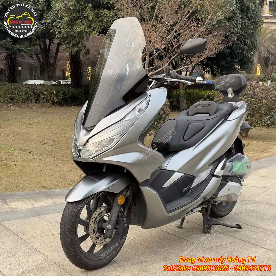 Kính chắn gió HTR lắp chuẩn PCX 2018